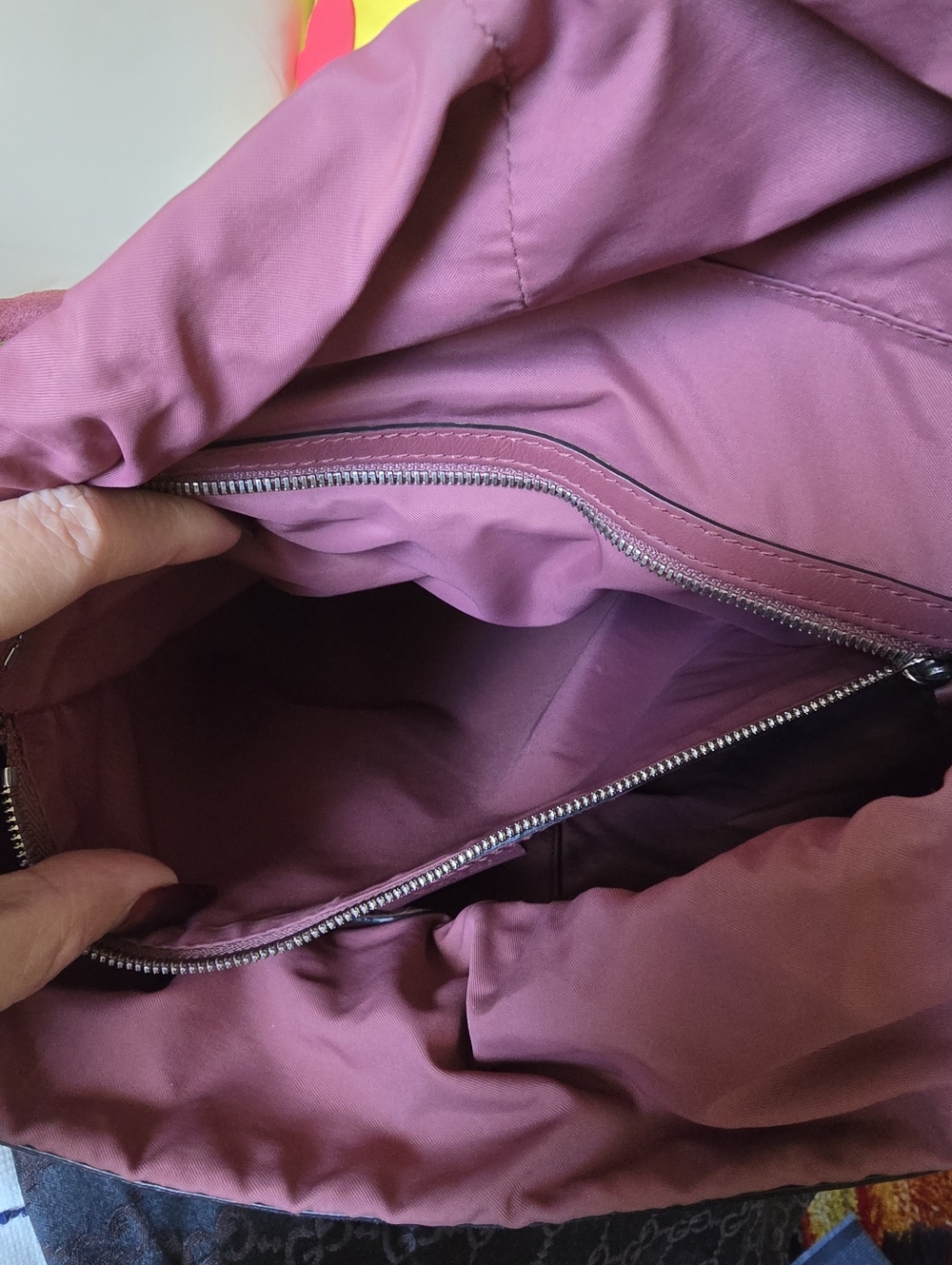 Authentic Gucci Brown GG Supreme Floral Canvas Backpack with Pink Interior - Picture 15 of 16
